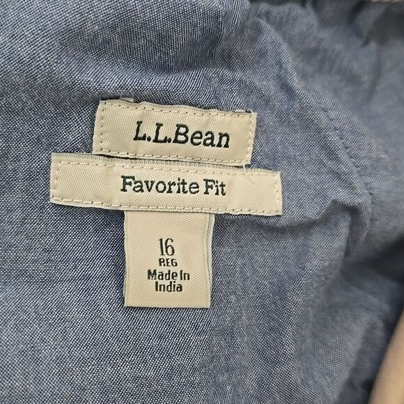 L.l..Bean Casual Tan Women's Shorts 16 - Picture 6 of 6